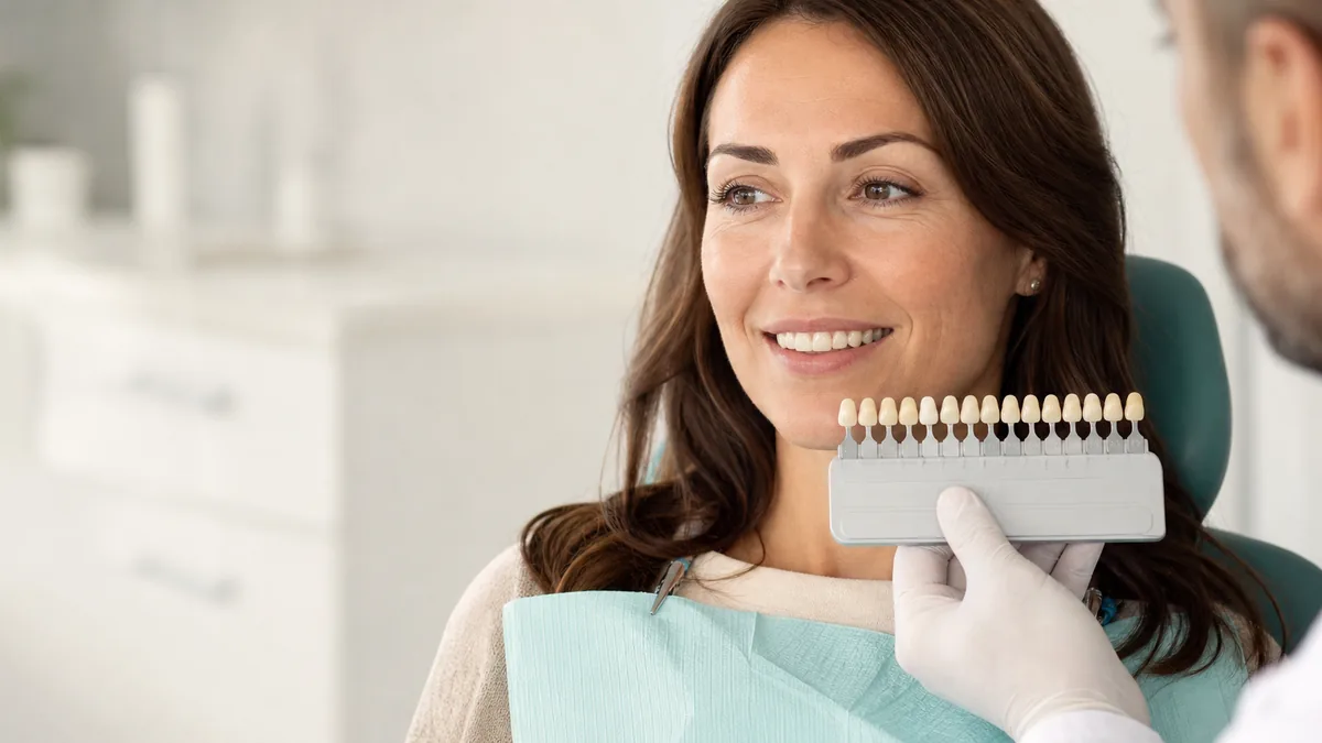 Evaluación del color dental antes de un blanqueamiento profesional