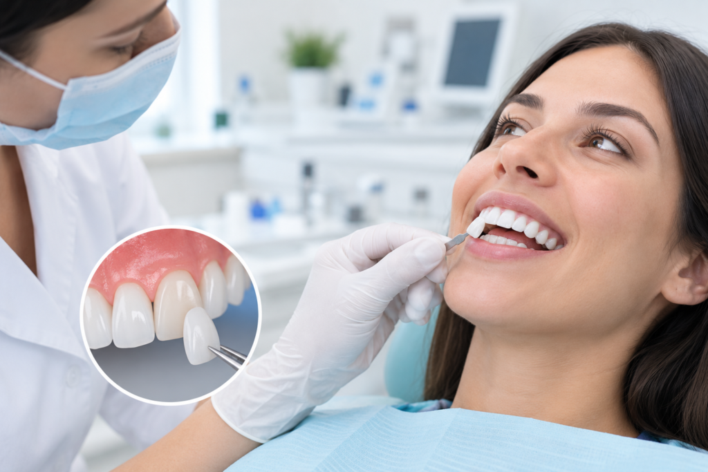 paciente con carillas dentales
